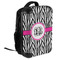 Zebra Print 18" Hard Shell Backpacks - ANGLED VIEW