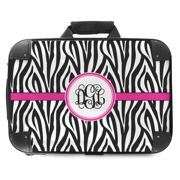 Custom Zebra Print Hard Shell Briefcase - 18" (Personalized)