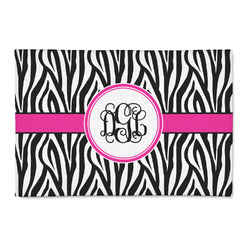 Zebra Print 2' x 3' Indoor Area Rug (Personalized)