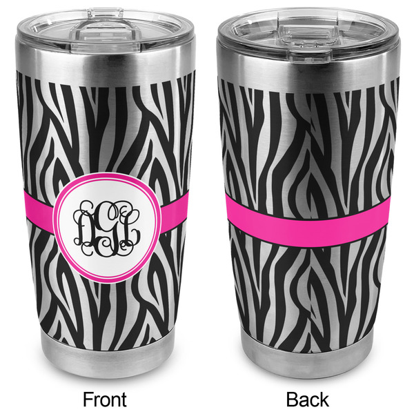 Zebra Print 20oz SS Tumbler - Full Print - Approval