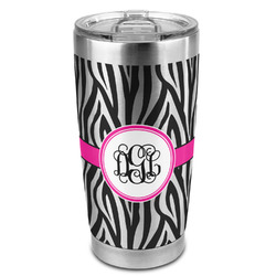Zebra Print 20oz Stainless Steel Double Wall Tumbler - Full Print (Personalized)