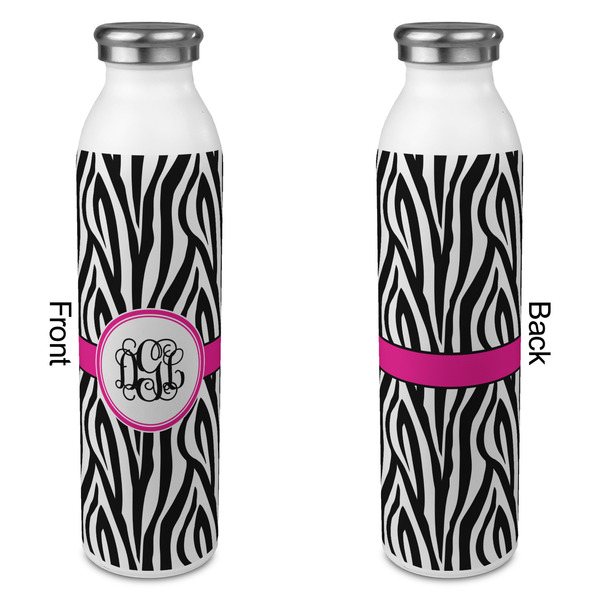 Zebra Print 20oz Water Bottles - Full Print - Approval