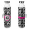 Zebra Print 20oz Water Bottles - Full Print - Approval