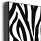 Zebra Print 20x24 Wood Print - Closeup