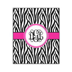 Zebra Print Wood Print - 20x24 (Personalized)