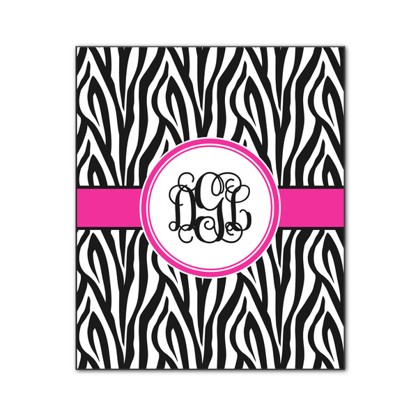 Zebra Print 20x24 Wood Print - Front View