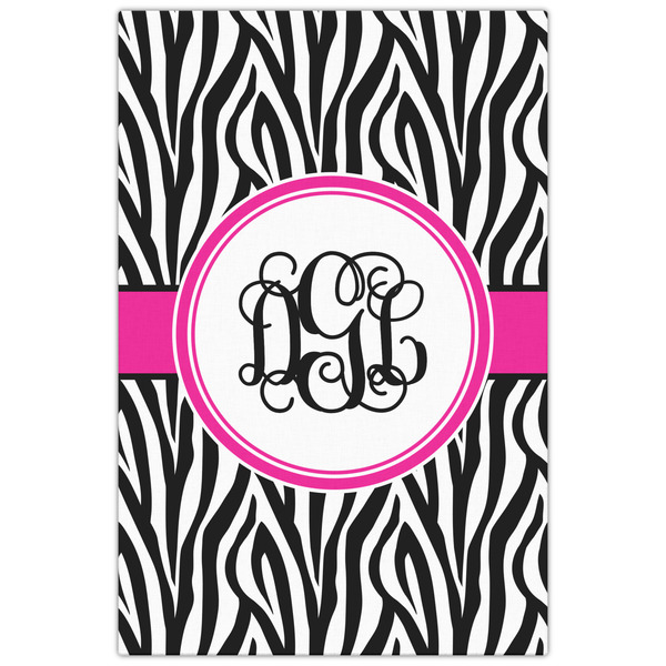 Zebra Print 20x30 - Canvas Print - Front View