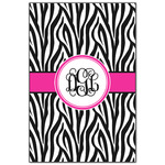 Zebra Print Wood Print - 20x30 (Personalized)