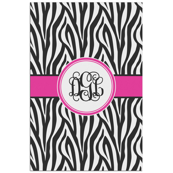 Custom Zebra Print Poster - Matte - 24x36 (Personalized)