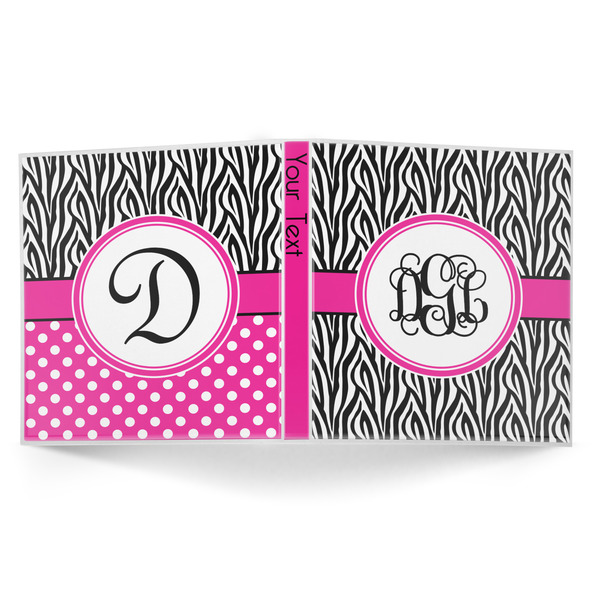 Zebra Print 3-Ring Binder Approval- 1in
