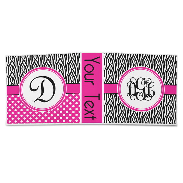 Zebra Print 3-Ring Binder Approval- 3in