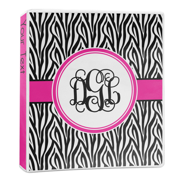 Zebra Print 3-Ring Binder Main- 1in