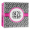 Zebra Print 3-Ring Binder - 2 inch (Personalized)