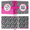Zebra Print 3 Ring Binders - Full Wrap - 2" - APPROVAL