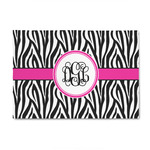 Zebra Print 4' x 6' Patio Rug (Personalized)