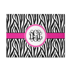 Zebra Print Area Rug (Personalized)