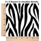 Zebra Print 6x6 Swatch of Fabric