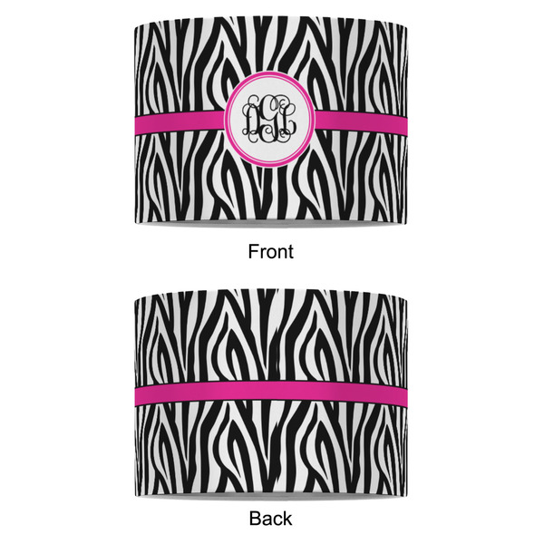 Zebra Print 8" Drum Lampshade - APPROVAL (Fabric)