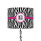 Zebra Print 8" Drum Lamp Shade - Fabric (Personalized)