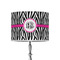 Zebra Print 8" Drum Lamp Shade - Poly-film (Personalized)