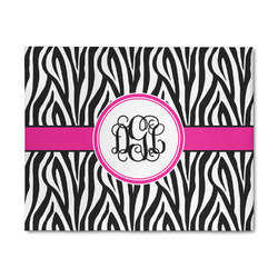 Zebra Print 8' x 10' Patio Rug (Personalized)