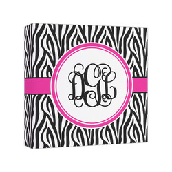 Zebra Print Canvas Print - 8x8 (Personalized)