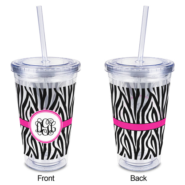 Zebra Print Acrylic Tumbler - Full Print - Approval