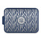 Zebra Print Aluminum Baking Pan with Navy Lid (Personalized)
