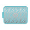 Zebra Print Aluminum Baking Pan with Teal Lid (Personalized)