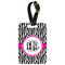 Zebra Print Aluminum Luggage Tag (Personalized)