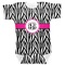 Zebra Print Baby Bodysuit 6-12 (Personalized)