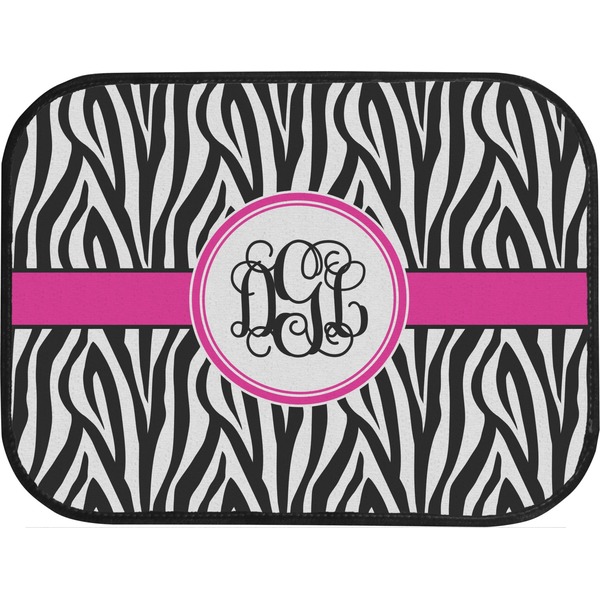Zebra Print Custom Car Floor Mats (Back Seat)