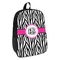 Zebra Print Kids Backpack (Personalized)