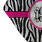 Zebra Print Bandana Detail