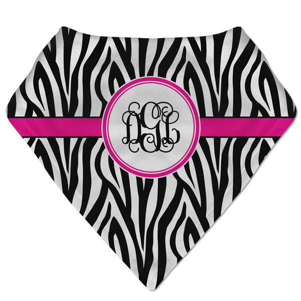 Custom Zebra Print Bandana Bib (Personalized)