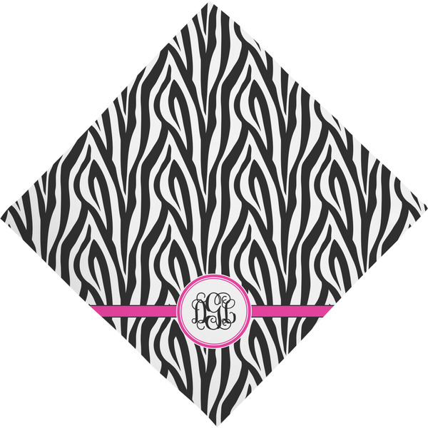 Zebra Print Bandana - Full View