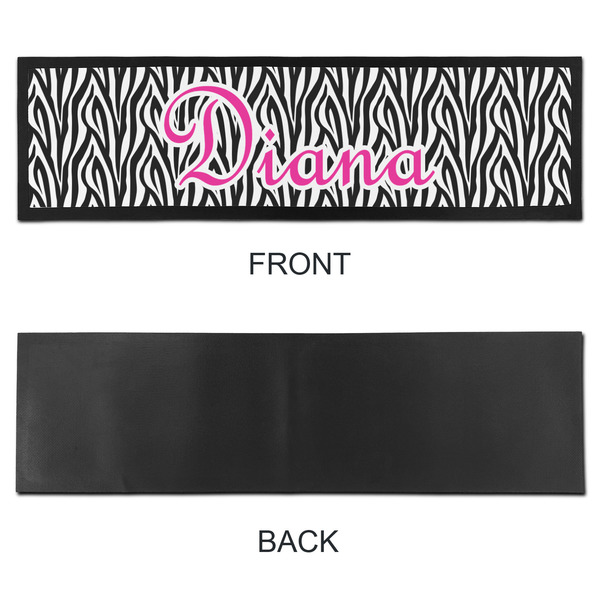 Zebra Print Bar Mat - Large - APPROVAL