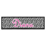 Zebra Print Bar Mat - Large (Personalized)