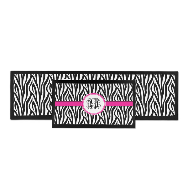 Zebra Print Bar Mat - Parent Main