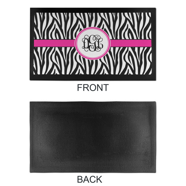 Zebra Print Bar Mat - Small - APPROVAL