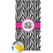 Zebra Print Beach Towel (Personalized)