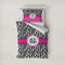 Zebra Print Bedding Set- Twin Lifestyle - Duvet