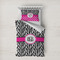 Zebra Print Bedding Set- Twin XL Lifestyle - Duvet