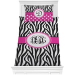 Zebra Print Comforter Set - Twin XL (Personalized)