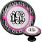 Zebra Print Cabinet Knob (Black) (Personalized)