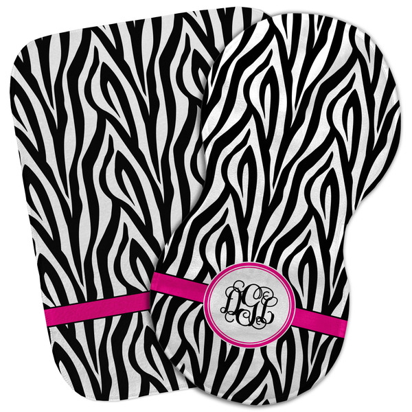 Custom Zebra Print Burp Cloth (Personalized)