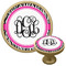 Zebra Print Cabinet Knob - Gold (Personalized)