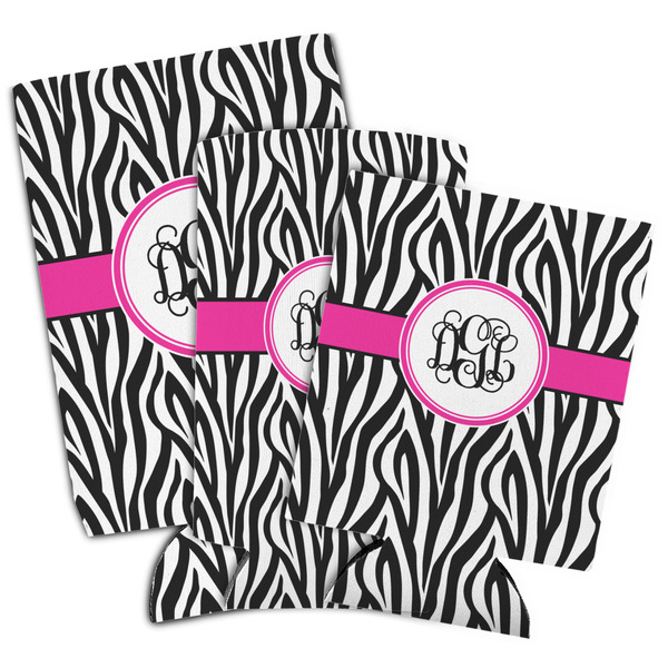 Zebra Print Can Coolers - PARENT/MAIN
