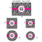 Zebra Print Car Magnets - SIZE CHART