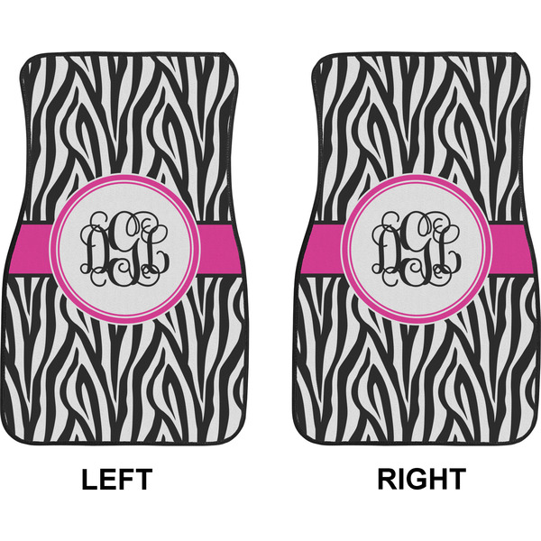 Zebra Print Car Mat Front - Approval